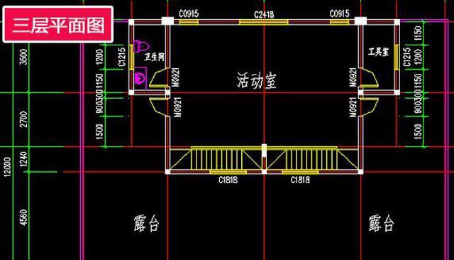 18x12米農村二層半自建別墅設計圖，戶型美觀，造價經濟。