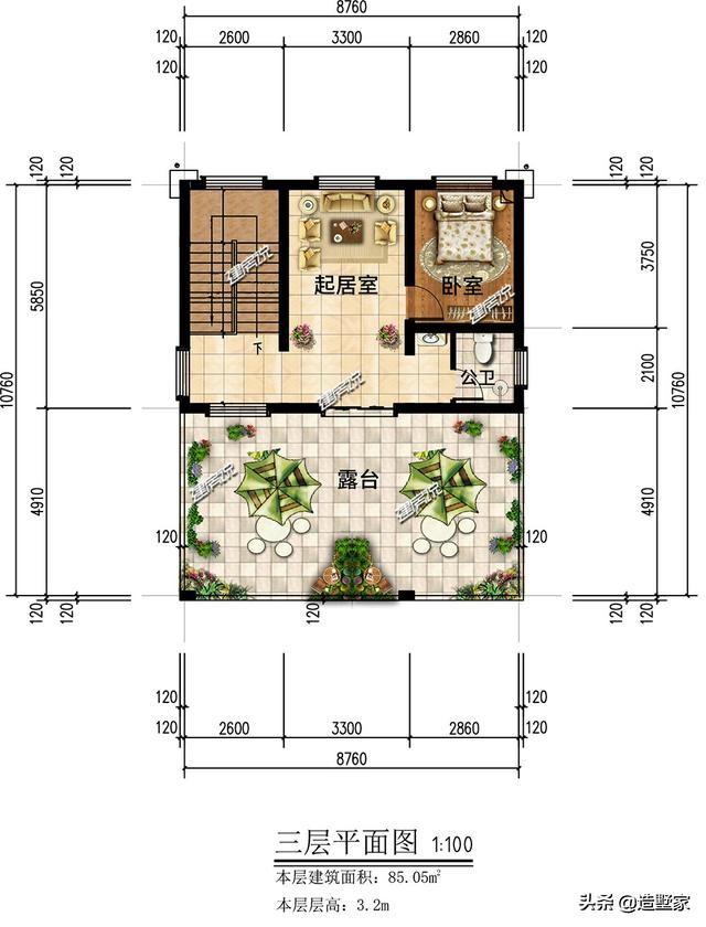 5套小面積農(nóng)村別墅設(shè)計圖，造價不高，也經(jīng)濟適用！家里人口不多的，可以挑選幾套小面積的別墅！
