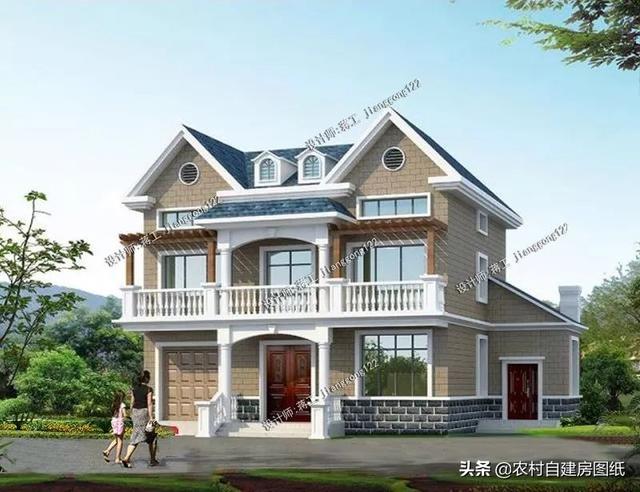 3款農(nóng)村別墅設(shè)計(jì)圖，都帶有柴火灶的設(shè)計(jì)，二款二層經(jīng)濟(jì)實(shí)用型，一款三層時(shí)尚大氣型。二層和三層怎么選，建幾層最劃算？