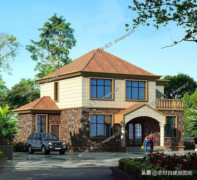 3款農(nóng)村別墅設(shè)計(jì)圖，都帶有柴火灶的設(shè)計(jì)，二款二層經(jīng)濟(jì)實(shí)用型，一款三層時(shí)尚大氣型。二層和三層怎么選，建幾層最劃算？