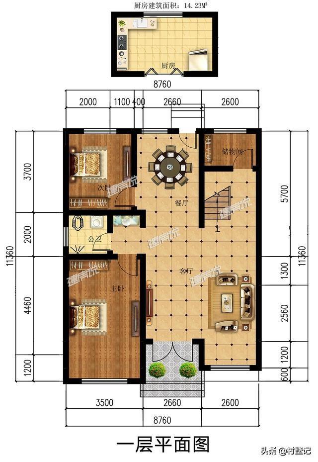 5套二層小別墅設(shè)計(jì)圖，造價(jià)20萬(wàn)左右，看完收藏了！