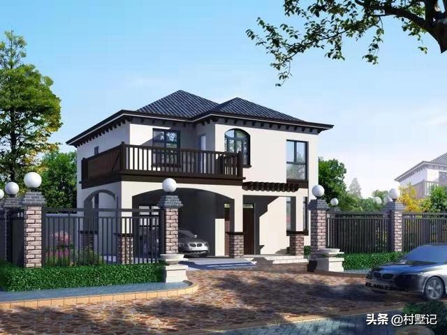 5套二層小別墅設(shè)計(jì)圖，造價(jià)20萬(wàn)左右，看完收藏了！