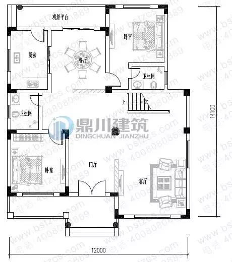 8款復(fù)式農(nóng)村別墅設(shè)計圖，開間是農(nóng)村最常見的12米面寬，看了肯定喜歡！