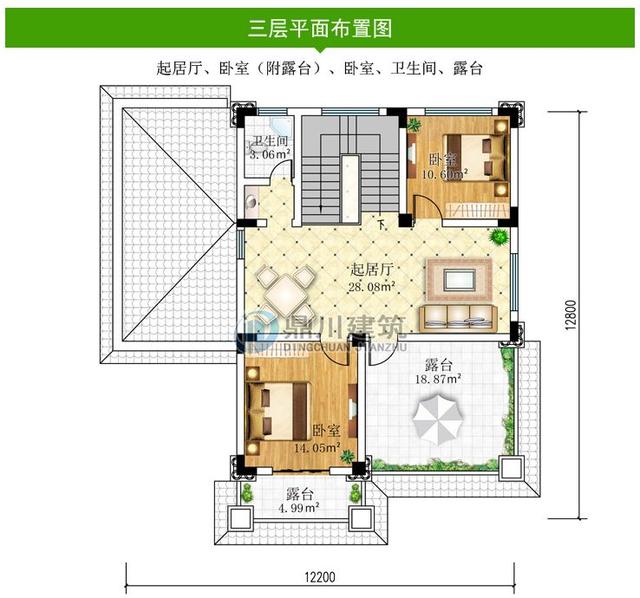 8款復(fù)式農(nóng)村別墅設(shè)計圖，開間是農(nóng)村最常見的12米面寬，看了肯定喜歡！