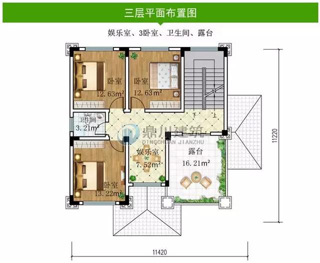 8款復(fù)式農(nóng)村別墅設(shè)計圖，開間是農(nóng)村最常見的12米面寬，看了肯定喜歡！