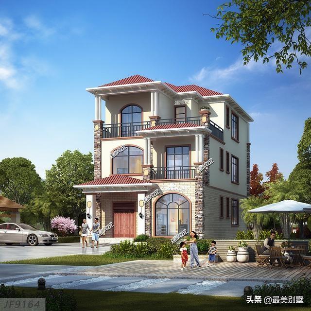 精選2款歐式別墅設(shè)計(jì)圖，造價(jià)不超40萬(wàn)的，豪宅范實(shí)足的別墅