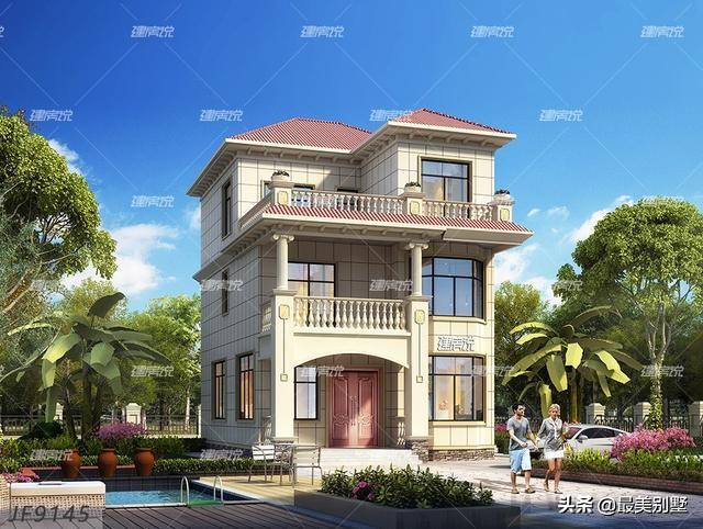 精選2款歐式別墅設(shè)計(jì)圖，造價(jià)不超40萬(wàn)的，豪宅范實(shí)足的別墅