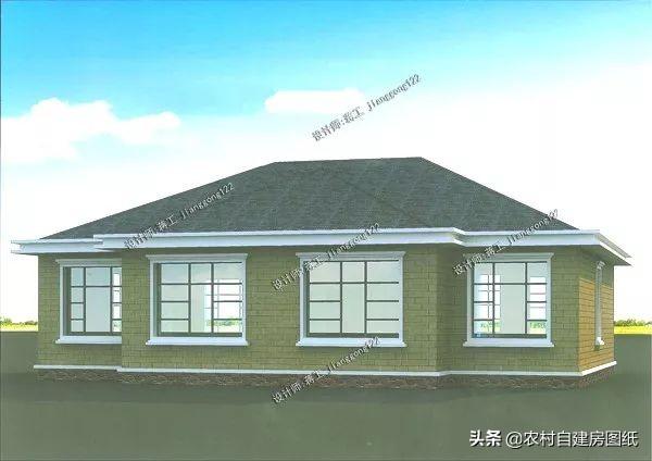 一層也可以建雙拼房設計圖，兩戶三十萬四間房，婆媳沒矛盾，獨立出入，確保小家庭的獨立和隱私，又有大家庭的熱鬧和親熱。