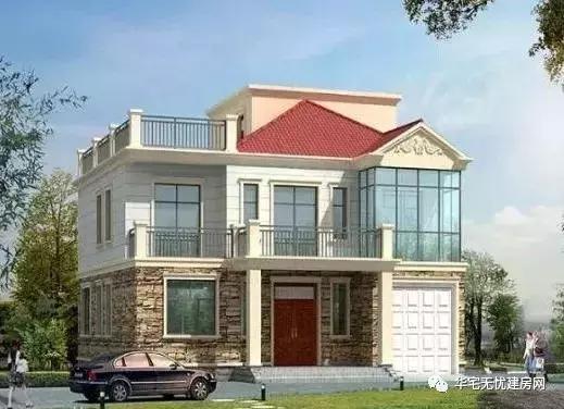 精選兩款磚混結構的農村自建房設計圖，外觀精美時尚，內部結構緊湊合理