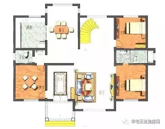 精選兩款磚混結構的農村自建房設計圖，外觀精美時尚，內部結構緊湊合理