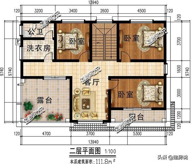 5套很贊的農(nóng)村別墅設(shè)計(jì)圖，最低18萬(wàn)建，圖紙收藏準(zhǔn)沒(méi)錯(cuò)