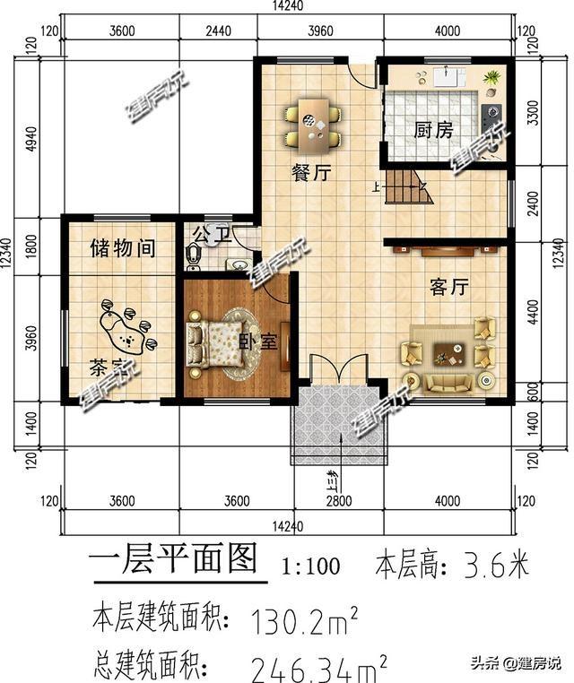 5套很贊的農(nóng)村別墅設(shè)計(jì)圖，最低18萬(wàn)建，圖紙收藏準(zhǔn)沒(méi)錯(cuò)