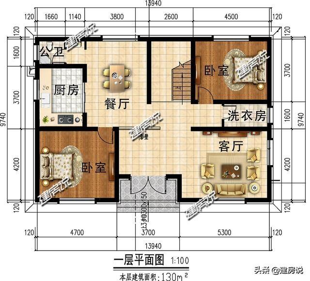 5套很贊的農(nóng)村別墅設(shè)計(jì)圖，最低18萬(wàn)建，圖紙收藏準(zhǔn)沒(méi)錯(cuò)