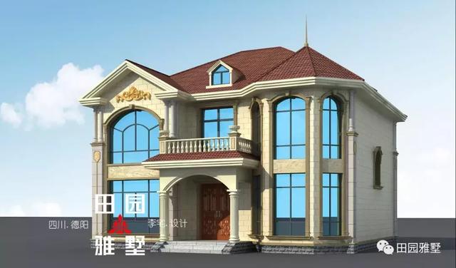 簡歐別墅設(shè)計(jì)圖，回鄉(xiāng)就建一棟，外觀時(shí)尚，布局合理