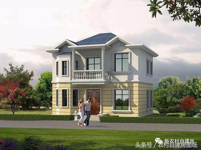 5款農(nóng)村自建房設(shè)計(jì)圖，小別墅很簡單，施工容易，造價(jià)便宜。