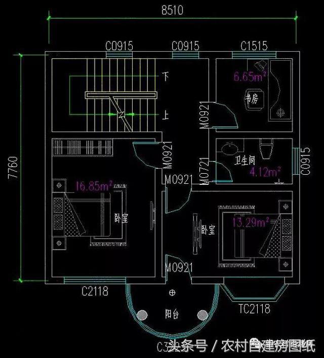 5款農(nóng)村自建房設(shè)計(jì)圖，小別墅很簡單，施工容易，造價(jià)便宜。