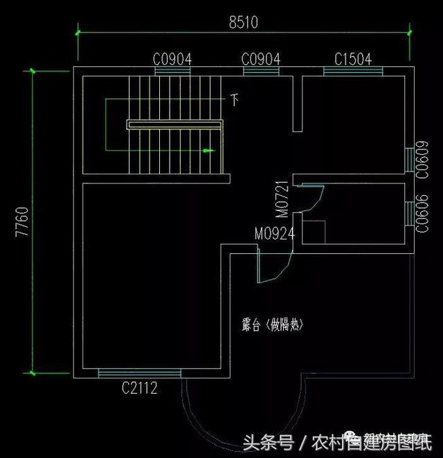 5款農(nóng)村自建房設(shè)計(jì)圖，小別墅很簡單，施工容易，造價(jià)便宜。