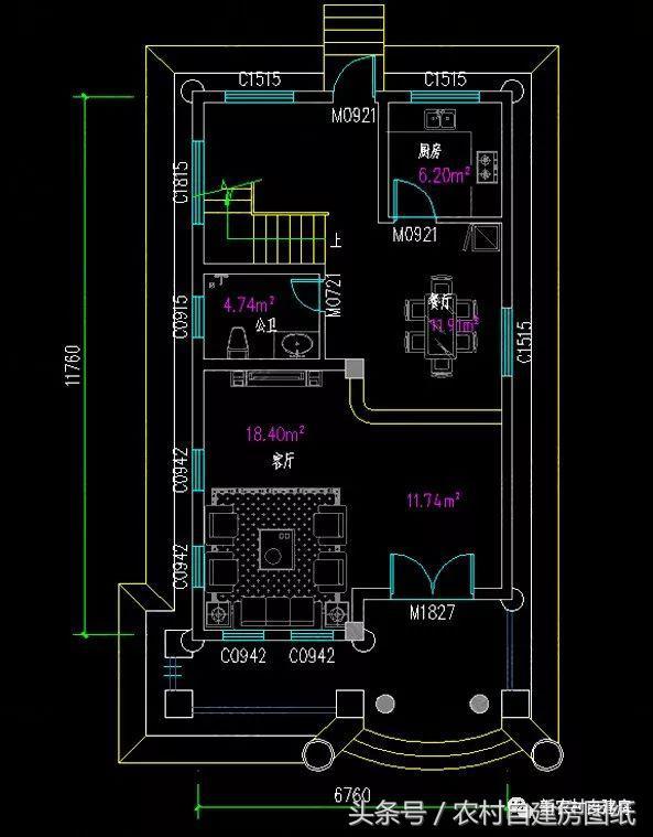 5款農(nóng)村自建房設(shè)計(jì)圖，小別墅很簡單，施工容易，造價(jià)便宜。