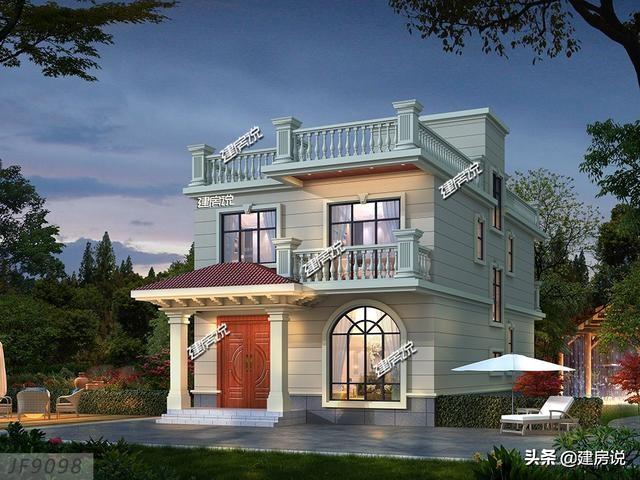 3款二層別墅設計圖，肯定是有一款是適合你的，快把圖紙收藏好了不后悔