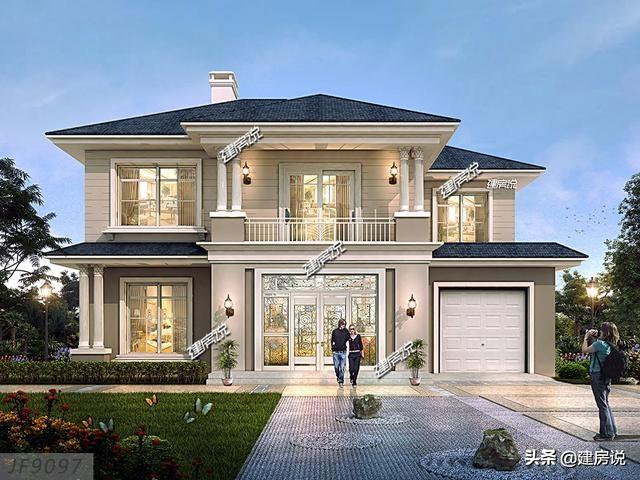 3款二層別墅設計圖，肯定是有一款是適合你的，快把圖紙收藏好了不后悔
