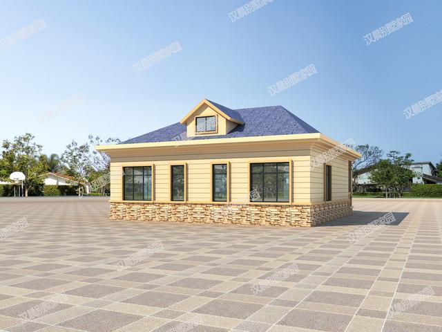 34.2X12米一層聯(lián)排別墅設計圖，這棟別墅的獨棟戶型，聯(lián)排更顯大氣，獨棟更經(jīng)濟