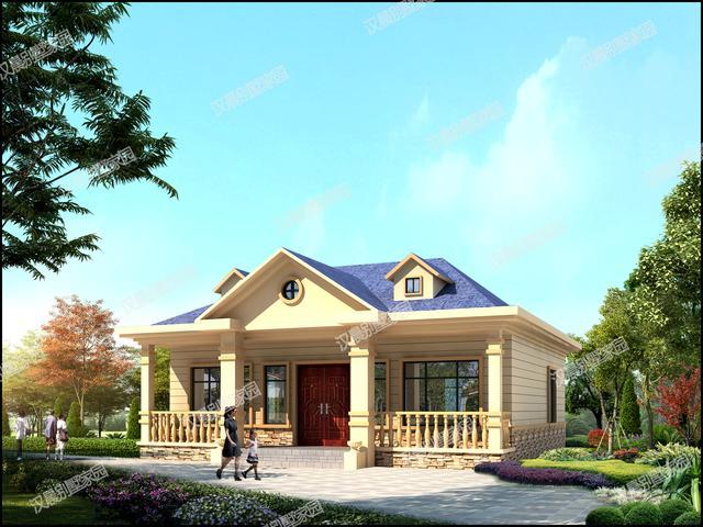 34.2X12米一層聯(lián)排別墅設計圖，這棟別墅的獨棟戶型，聯(lián)排更顯大氣，獨棟更經(jīng)濟