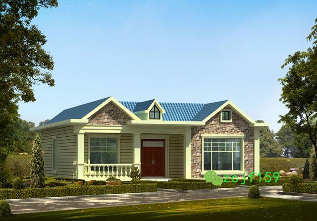 一層別墅造價(jià)只要18萬(wàn)，外觀大氣，布局實(shí)用，建出來(lái)同樣氣派有面子！