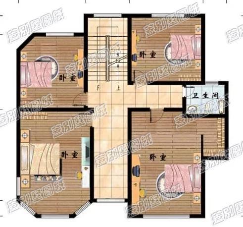 13×13米三層農(nóng)村自建房全套設(shè)計圖，漂亮采光，休閑舒適