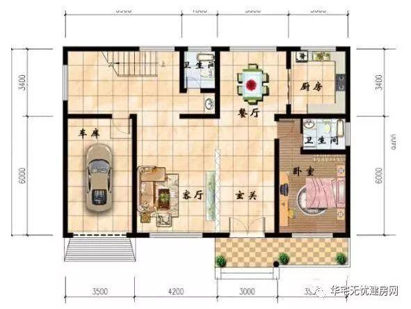 兩款進(jìn)深9米的鄉(xiāng)村自建房設(shè)計(jì)圖方案，外觀簡(jiǎn)單大氣