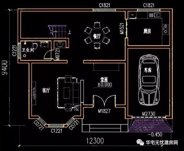 分享兩款占地面積不超過(guò)100平米的自建房，二層三層的都有，能滿足不同家庭的需要