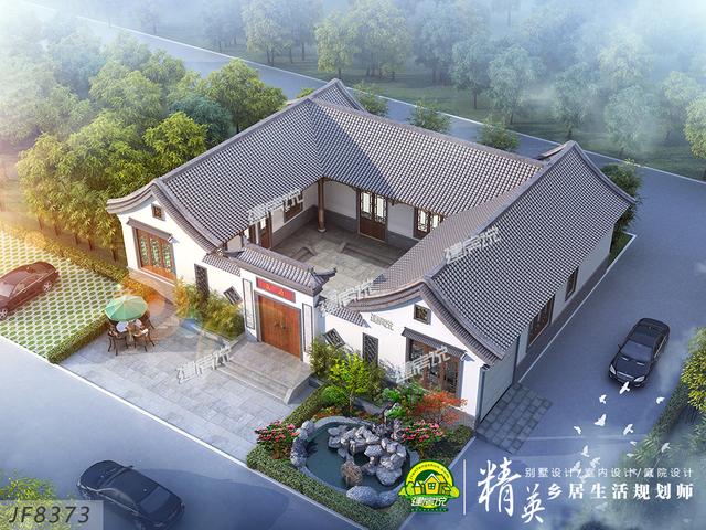 5款漂亮的一層別墅設(shè)計圖，18萬起建一棟，圖紙收藏好