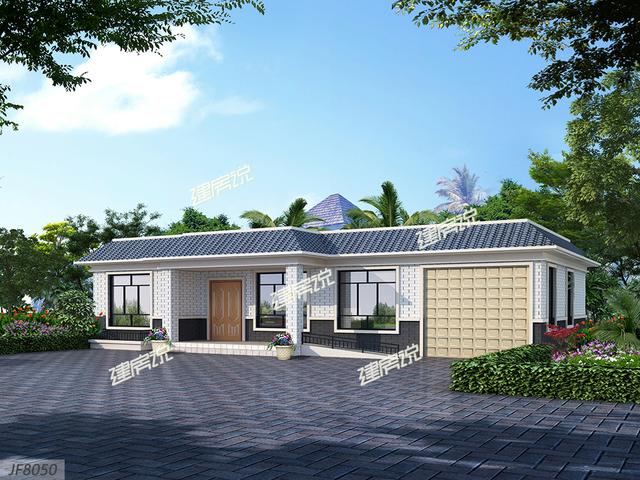 5款漂亮的一層別墅設(shè)計圖，18萬起建一棟，圖紙收藏好