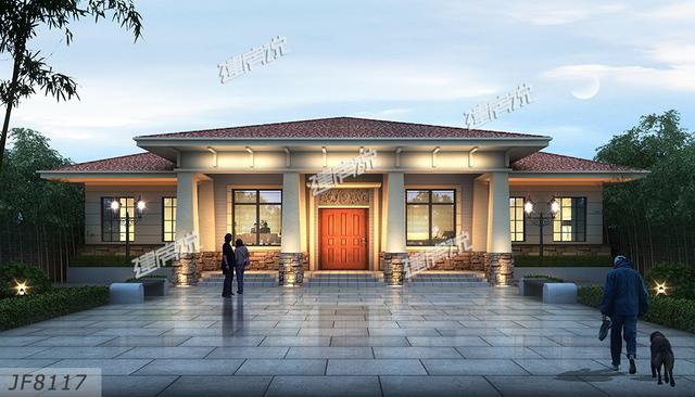 5款漂亮的一層別墅設(shè)計圖，18萬起建一棟，圖紙收藏好