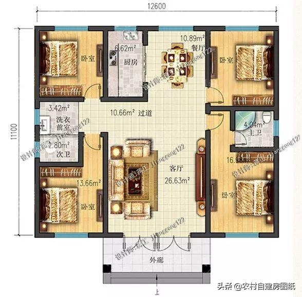 2024年7款最新一層農(nóng)村別墅設(shè)計(jì)圖，豪華范的，有實(shí)用派的，有你喜歡的嗎？