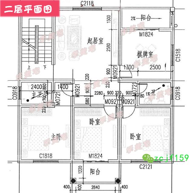 120平米簡約三層農(nóng)村三層自建別墅設計圖，羅馬柱裝飾，外觀精美，布局實用。