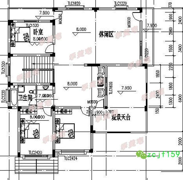 14x17米帶復(fù)式挑空客廳農(nóng)村三層別墅設(shè)計(jì)圖，空間設(shè)計(jì)合理，帶多個(gè)休閑娛樂室，可帶多個(gè)親朋好友一起娛樂，一起享受休閑的假