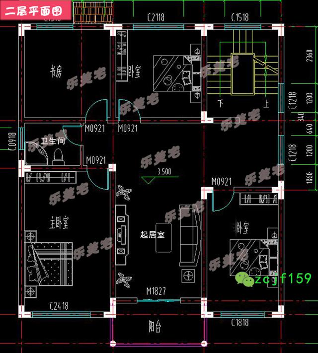 造價(jià)30w左右?guī)杜_(tái)農(nóng)村簡(jiǎn)約三層自建別墅設(shè)圖，外觀簡(jiǎn)潔大方，平面布局緊湊。