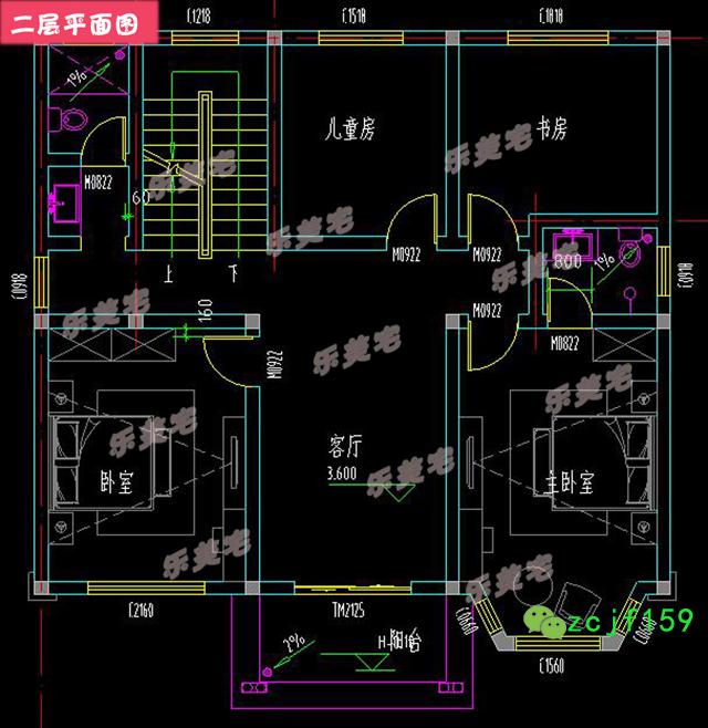 造價(jià)30w左右?guī)杜_(tái)農(nóng)村簡(jiǎn)約三層自建別墅設(shè)圖，外觀簡(jiǎn)潔大方，平面布局緊湊。