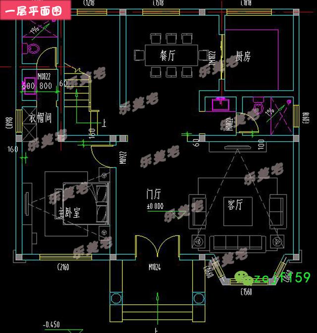 造價(jià)30w左右?guī)杜_(tái)農(nóng)村簡(jiǎn)約三層自建別墅設(shè)圖，外觀簡(jiǎn)潔大方，平面布局緊湊。