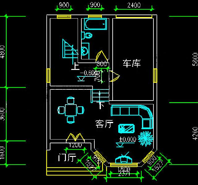 70到100平米農村三層小戶型別墅設計圖，空間雖小，五臟照樣俱全。