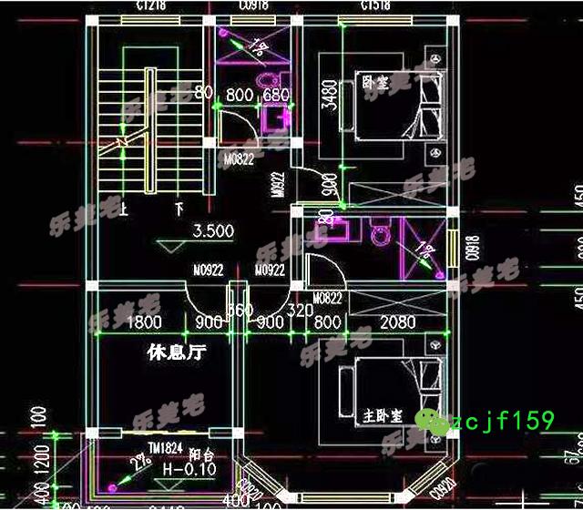 70到100平米農村三層小戶型別墅設計圖，空間雖小，五臟照樣俱全。
