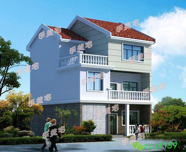 70到100平米農村三層小戶型別墅設計圖，空間雖小，五臟照樣俱全。