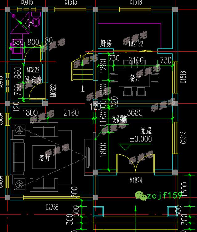 70到100平米農村三層小戶型別墅設計圖，空間雖小，五臟照樣俱全。