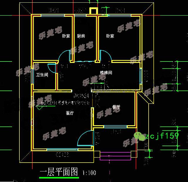70到100平米農村三層小戶型別墅設計圖，空間雖小，五臟照樣俱全。