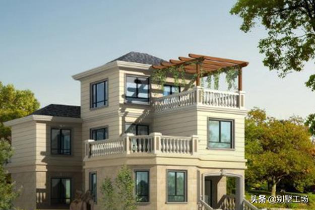 農(nóng)村三層復(fù)式自建房屋設(shè)計(jì)圖，主體造價(jià)在30萬左右。