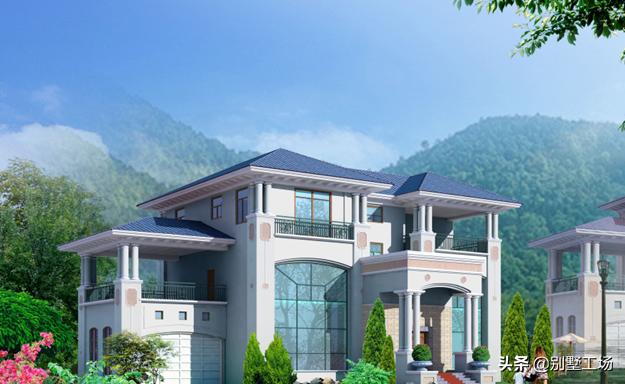 農(nóng)村三層復(fù)式自建房屋設(shè)計(jì)圖，主體造價(jià)在30萬左右。