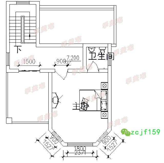 面寬8以?xún)?nèi)農(nóng)村三層小別墅設(shè)計(jì)圖，外觀高端大氣，大露臺(tái)有最大化的觀景視覺(jué)效果。