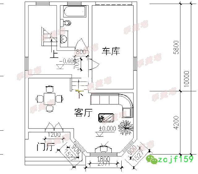 面寬8以?xún)?nèi)農(nóng)村三層小別墅設(shè)計(jì)圖，外觀高端大氣，大露臺(tái)有最大化的觀景視覺(jué)效果。
