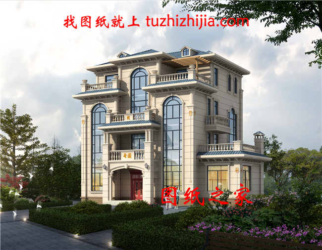 四層簡單新農(nóng)村房屋設(shè)計(jì)圖紙