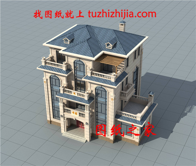 四層簡單新農(nóng)村房屋設(shè)計(jì)圖紙